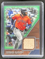 2026 Topps Yordan Alvarez Major League Material Bat Green #/99 #MLM-YA Astros