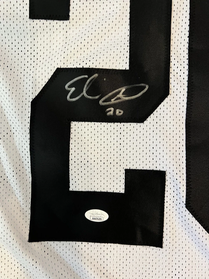 Camiseta deportiva firmada por Eli Apple de los Bengals blancos autenticación JSA Foto 2 de 4