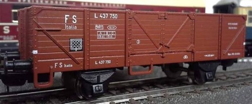 TILLIG 501114 Carro FS Italien Geöffnet A 2 Asse Ab Usatc Sonderbemalung Brown | Condition: Neu