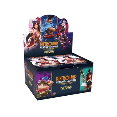 Riftbound League of Legends: Origins - Display / 24 Booster - EN - Sealed Inhand