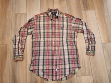 Vintage Polo Ralph Lauren Multicolor Plaid Button Down Shirt Men's M