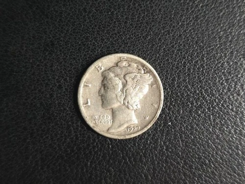 1927 S Mercury Dime VF