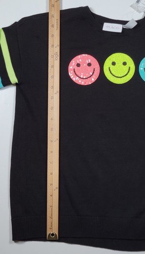Pullover Mädchen Jugend Größe 16 Smiley Gesichter Langarm Neu Mit Etikett - Bild 3 von 5