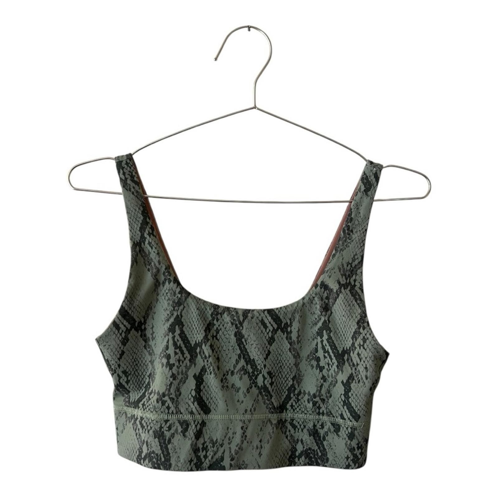 New Fabletics Python Print Scoop Neck Longline Sp… - image 3