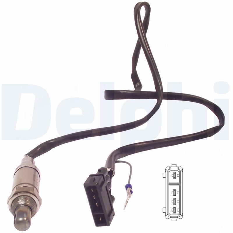 Delphi Lambdasonde [Hersteller-Nr. ES11010-12B1] für Seat, Nissan, VW - Bild 5