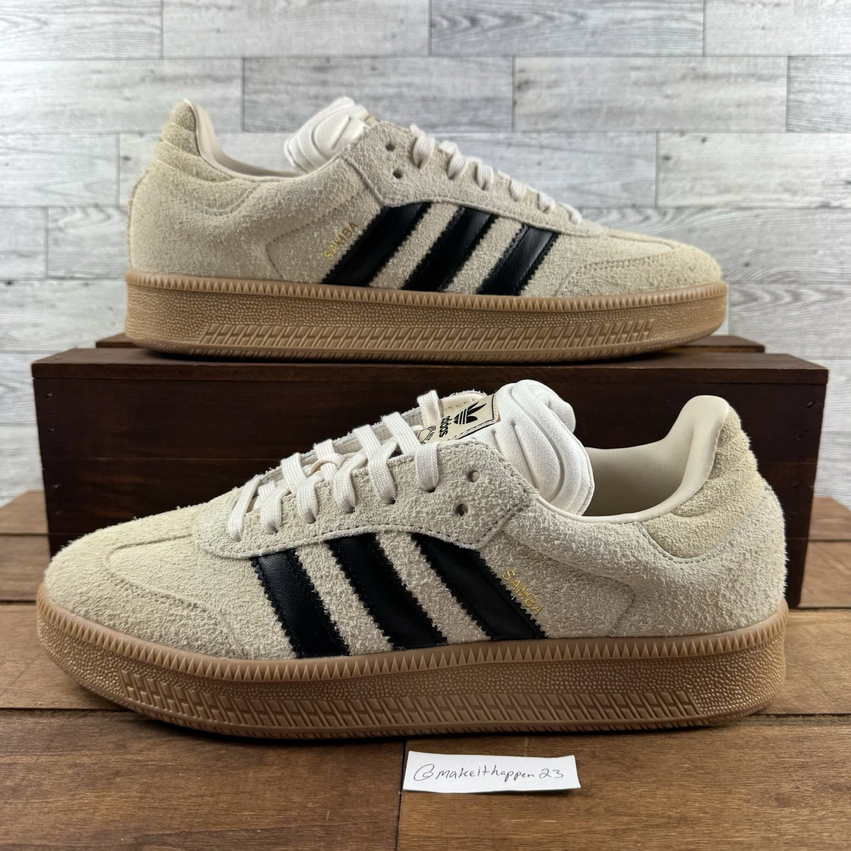 adidas Samba XLG Wonder White Black Gum for Sale | Authenticity