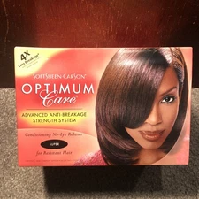 Softsheen Carson Optimum Care Defy Breakage No Lye Relaxer SUPER, 1 Application