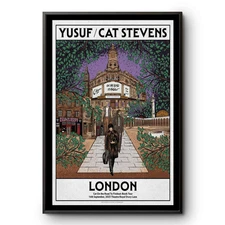 Yusuf Cat Stevens London, UK  Tour September 14, 2025 Poster