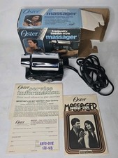 Vintage Oster 2 Intensity Swedish Style Massager Made In USA- WORKS.