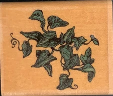 Uptown Holly Pond Hill Ivy Rubber Stamp