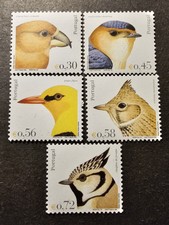 TIMBRE PORTUGAL OISEAUX FAUNE ANIMAUX N°2737/2741 NEUF ** LUXE MNH 2004