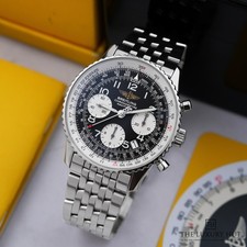Breitling Navitimer A23322 - 2008, Box & Papers Chronograph Steel 42mm Black ...
