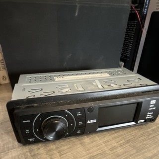 AEG AR 4027 Autoradio 1 DIN mit USB AUX & SD Kartenslot – funktionsfähig