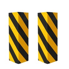 Garage Wall Protector Foam Wall Bumper Corner Guard for Parking Lot 2 Pack