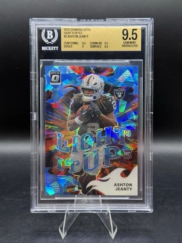 2025 Donruss Optic Ashton Jeanty Ice (RAW)