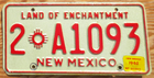 Item photo. Show Listing Details page. Listing 1962 New Mexico License Plate Number Tag