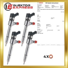 4x 0445110276 55200259 Bosch Injektor Romeo Suzuki Fiat Saab Opel Zafira 1.9CDTI