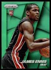 2014-15 Panini Prizm Prizms Green James Ennis Rookie Miami Heat #274