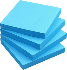Sticky Notes 3X3 Self-Stick Notes Bright Colors Sticky Notes 4 Pads 100 Sheets/P