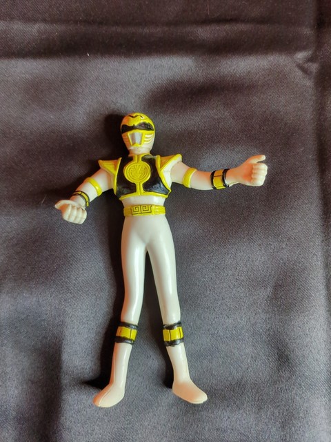 Mighty Morphin Power Rangers Bendable Figures Green Ranger White Ranger 1994