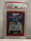 2023 Prizm Jahmyr Gibbs Red Wave Auto RC #331 /149 - PSA 10 GEM MINT