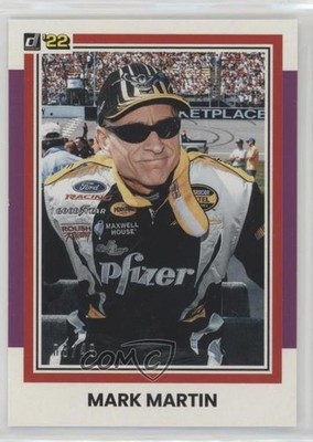 2022 Panini Donruss NASCAR Retro 1981 Purple /49 Mark Martin #163 HOF 0s23