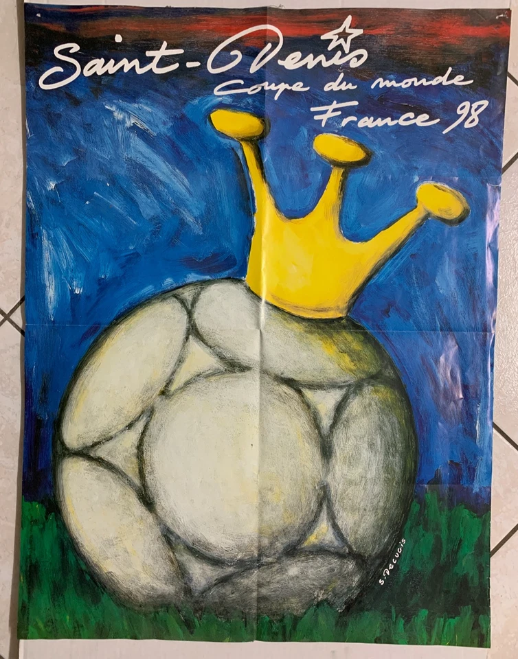 AFFICHE COUPE DU MONDE FRANCE 98 - WORLD CUP 1998 - SAINT DENIS - Photo 1/1
