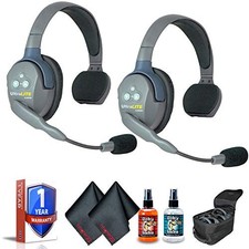 Eartec UL2S UltraLITE 2-Person Headset System USA with 6Ave Heaphone and