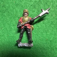 Games Workshop Men at Arms Bretonnian Billman Halberd Metal Citadel C26 80s 🟢