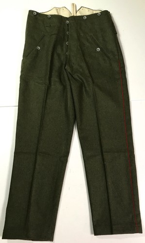 WWI GERMAN M1907 INFANTRY FIELD GREY WOOL PANTS - MEDIUM 34 WAIST - Bild 6 von 10