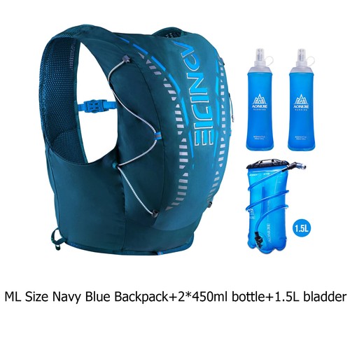 12L Sports Off Road Backpack Running Hydration Bag Vest Soft For Hiking Cycling - Picture 31 of 31