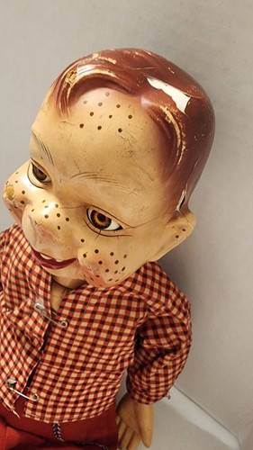 Vintage 50er Jahre Komposition Howdy Doody Cowboy Puppe Schlafaugen Antik - Bild 5 von 5