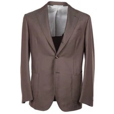 Stile Latino Napoli Slim-Fit Olive Brown Superfine Wool Suit 48R (Eu 58) NWT