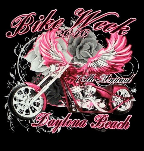 75a Semana Anual de la Bicicleta Daytona Beach 2016 talla L color negro - Imagen 3 de 4