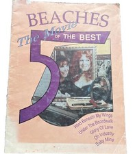RARE 1988 Beaches Movie 5 Of The Best Sheet Music Ft Wind Beneath My Wings