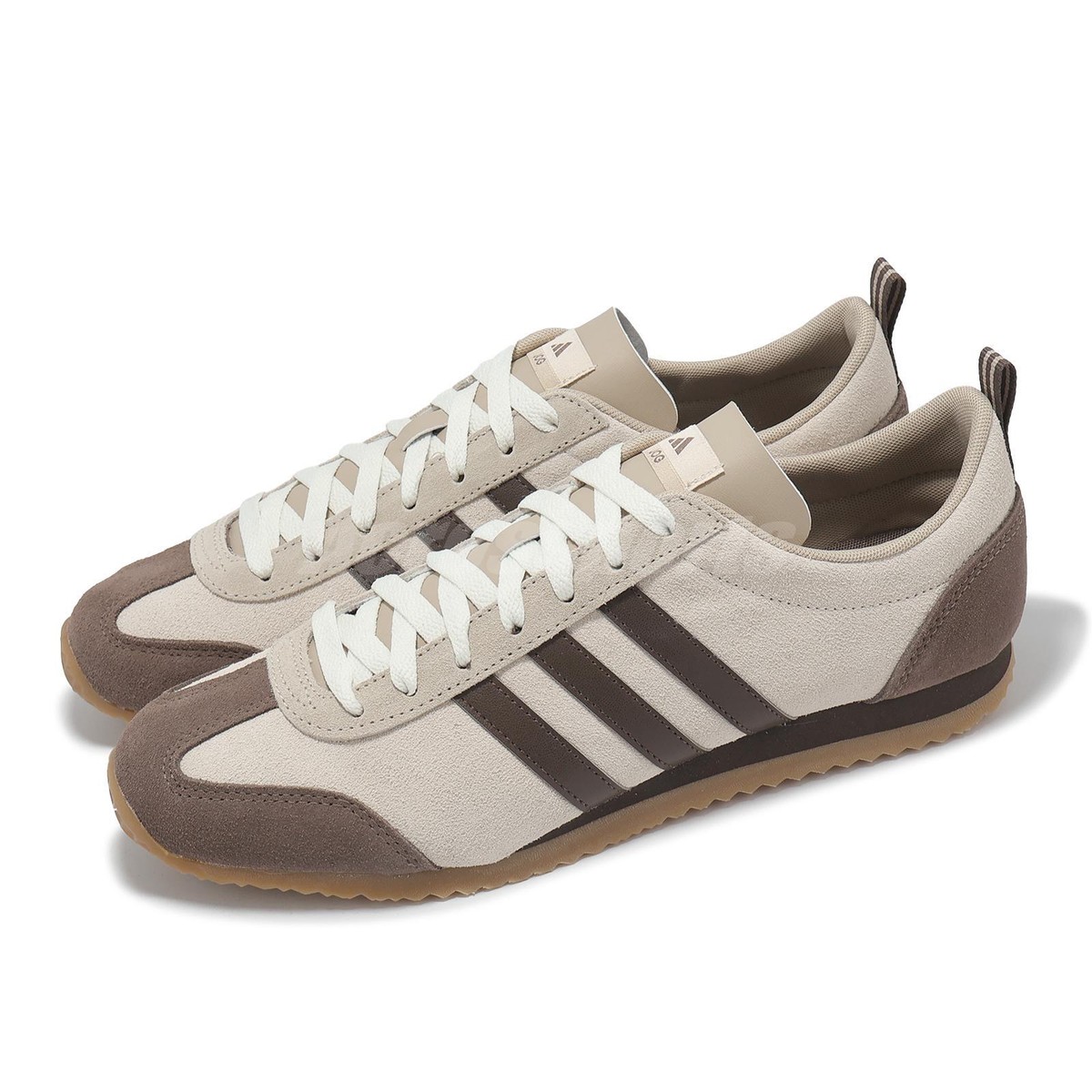adidas VS JOG Beige Brwon Men Unisex Casual Lifestyle Shoes