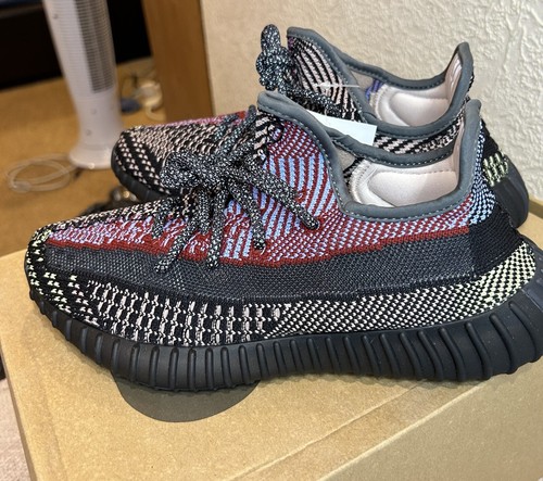 Size UK 6 - adidas Yeezy Boost 350 V2 Yecheil Non-Reflective (FW5190) - 第 4/13 張圖片