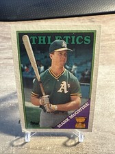 Mark McGwire 1988 Topps All-Star Rookie Gold Cup #580 Oakland Athletics NM-MINT
