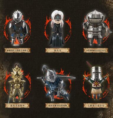 ACTOYS Dark Souls Six Figures Statue Full Set Model Figurines