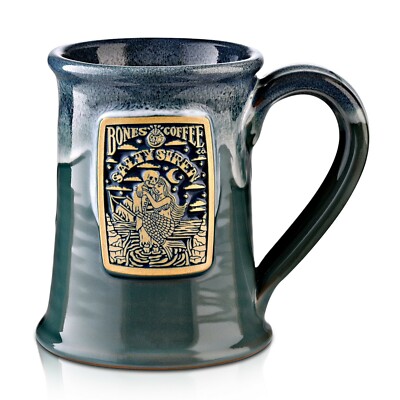 BONES COFFEE COMPANY Co. ''SALTY SIREN'' Mug (Deneen Pottery) LIMITED