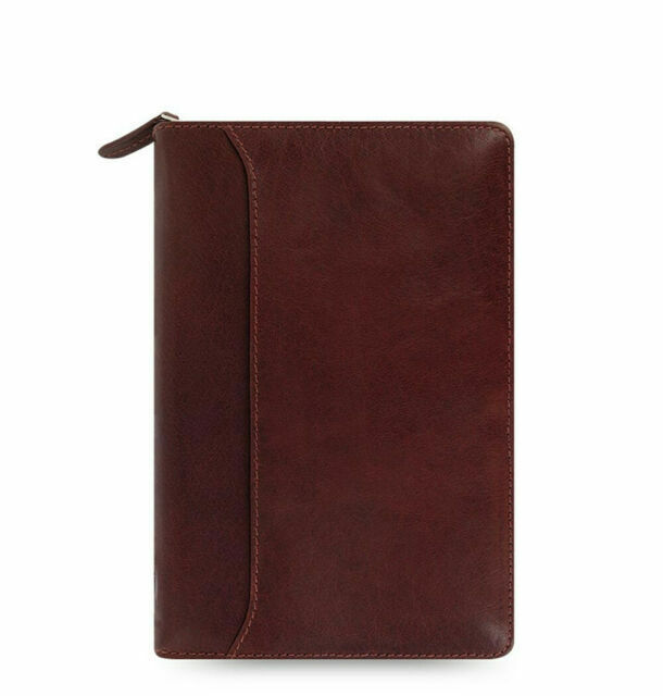 Filofax Personal Size Lockwood Zip Organiser Diary Garnet Red Leather 021687 J2 for sale online