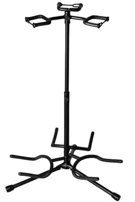 Zenison Triple Guitar Stand Upright Storage for 3 Instruments All Guitars & Bass