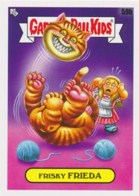 59b FRISKY FRIEDA 2022 GPK Garbage Pail Kids Book Worms ALICE IN WONDERLAND