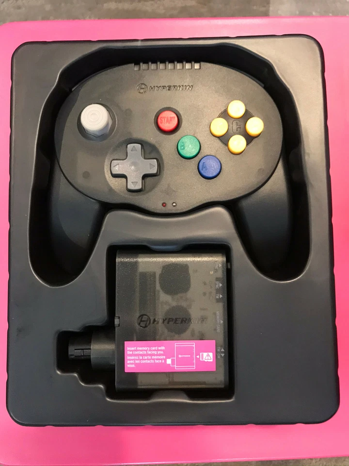 New Wireles Controller for Nintendo Switch, N64,  PC Via Blutooth (Black Clear) - Image 2 of 2