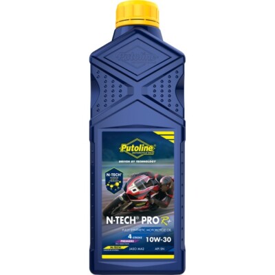 Putoline N-Tech Pro R+ 10W/30 Fully Synthetic N-TECH Motorcycle Motorbike Oil 1L