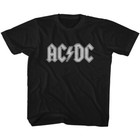 AC/DC Kids T-Shirt Patch Look Logo Black Tee | eBay