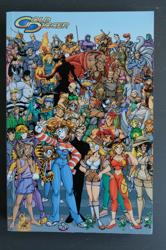 Gold Digger Gold Brick Vol. 1 Fred Perry 2001 raro con error de impresión de página inclinada Foto 3 de 4