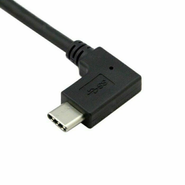 Right Angled USB-C USB 3.1 Type C Male to A Female OTG Data Cable for Macbook - Image 3 of 4