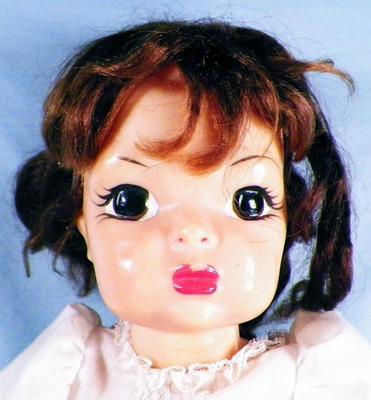 Terri Lee Doll Hard Plastic Brown Saran Hair Jointed Vintage
