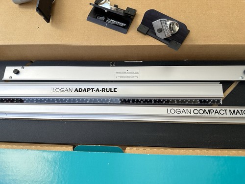 Logan Compact Mat Cutter Model 301 W 3 Cutters 2000 701 302 Bevel Straight EUC - Picture 18 of 19